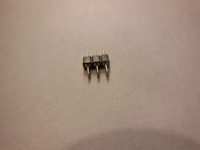 2.54mm pitch pin/socket connector-3 pins-MALE