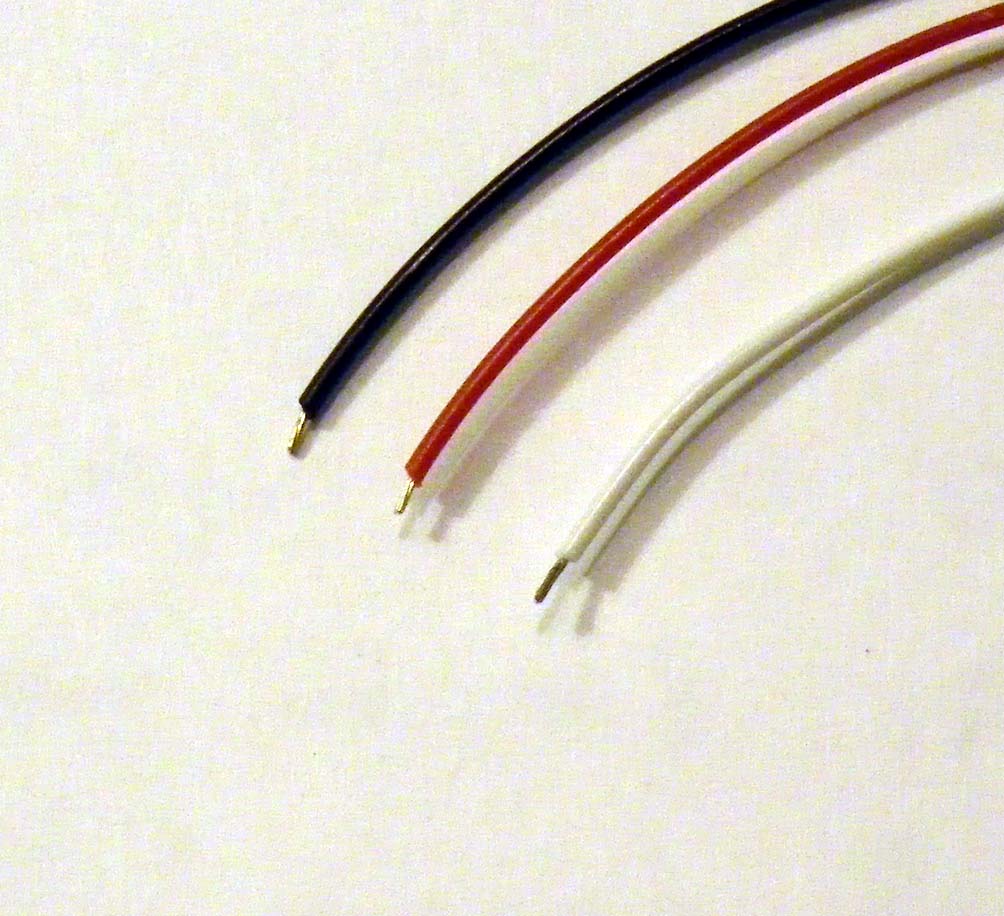 28 gauge stranded wire - WHITE - Click Image to Close