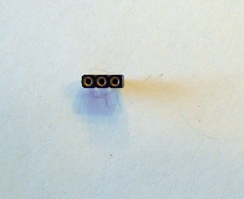2mm pitch pin/socket connector-3 pins-FEMALE