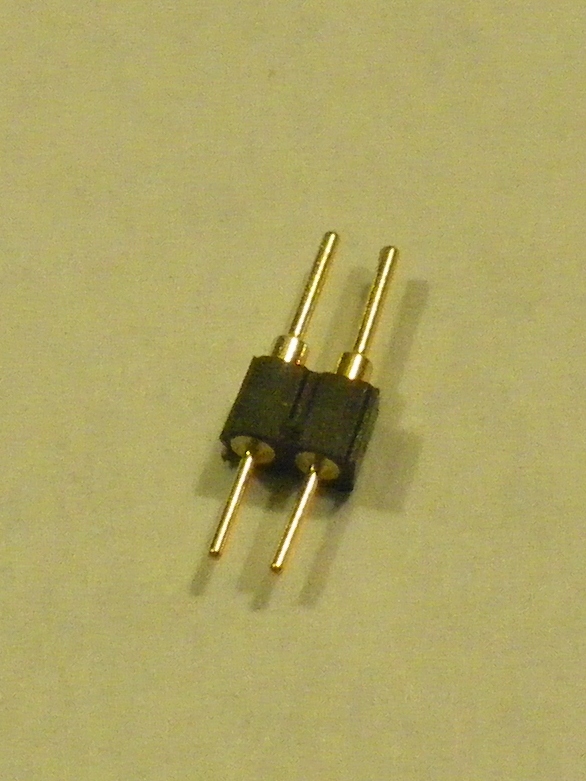 2mm pitch pin/socket connector-2 pins-MALE - Click Image to Close