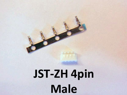 Spektrum Telemetry connector male kit (JST-ZH)