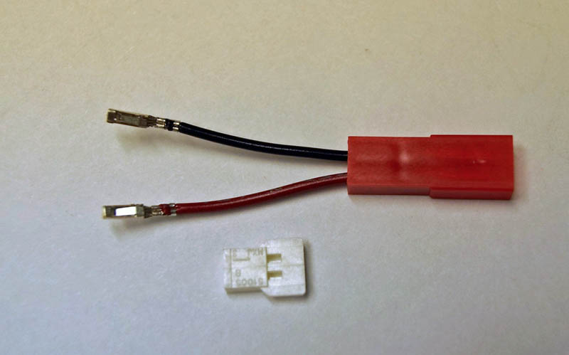 Losi Micro-T Li-PO Battery Male Female Extension wire 20cm for 1/36 Micro-T x 10