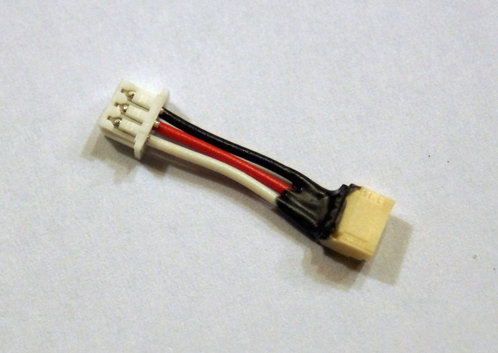 Mini-Futaba Male to Nano-JST-Female converter - Click Image to Close