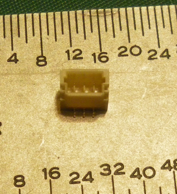 Nano-JST Female 3-pin Right Angle