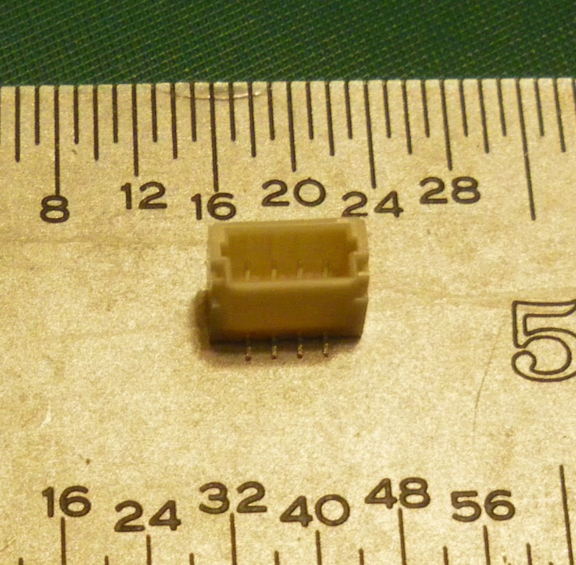 Nano-JST Female 4-pin Right Angle - Click Image to Close