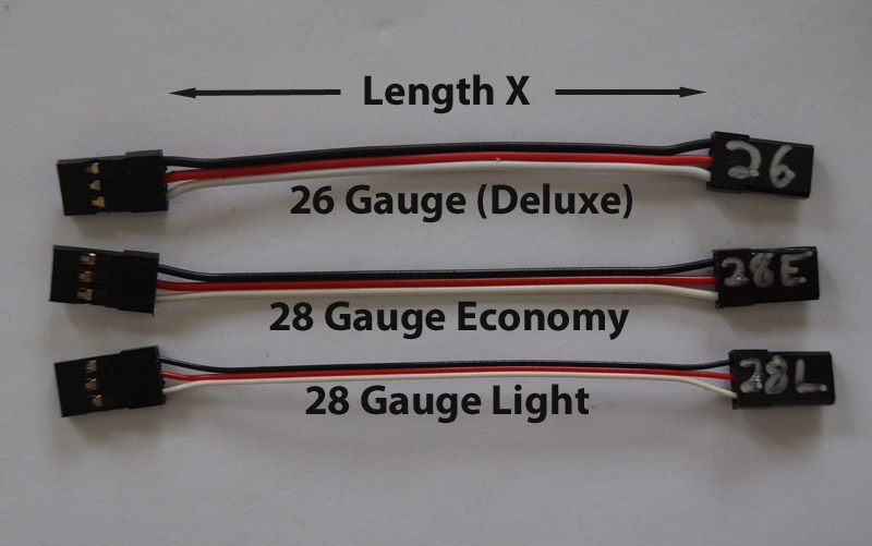 Male-Male Standard servo cable - Click Image to Close