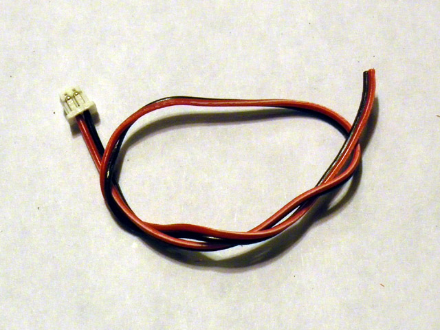 Parkzone single-lipo battery connector (Battery side w/30ga 6")
