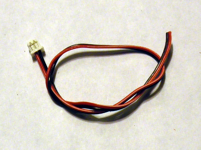 Parkzone single-lipo battery connector (Battery side w/30ga 6") - Click Image to Close