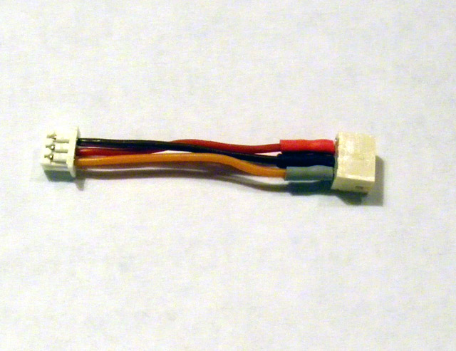 Mini-Futaba Male to Micro-JST-Female converter