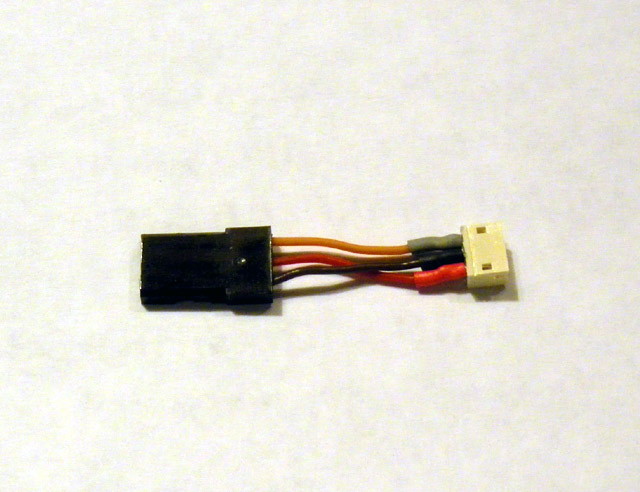 Regular servo Male to Micro-JST-Female converter