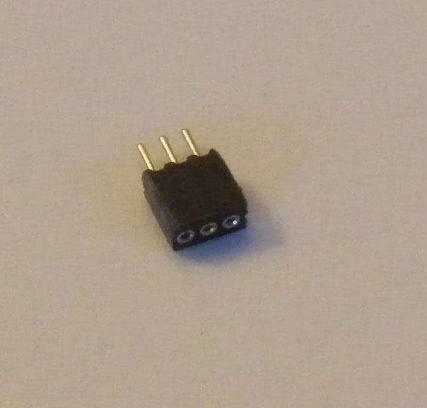 Motor connectors - 3 pin female/male