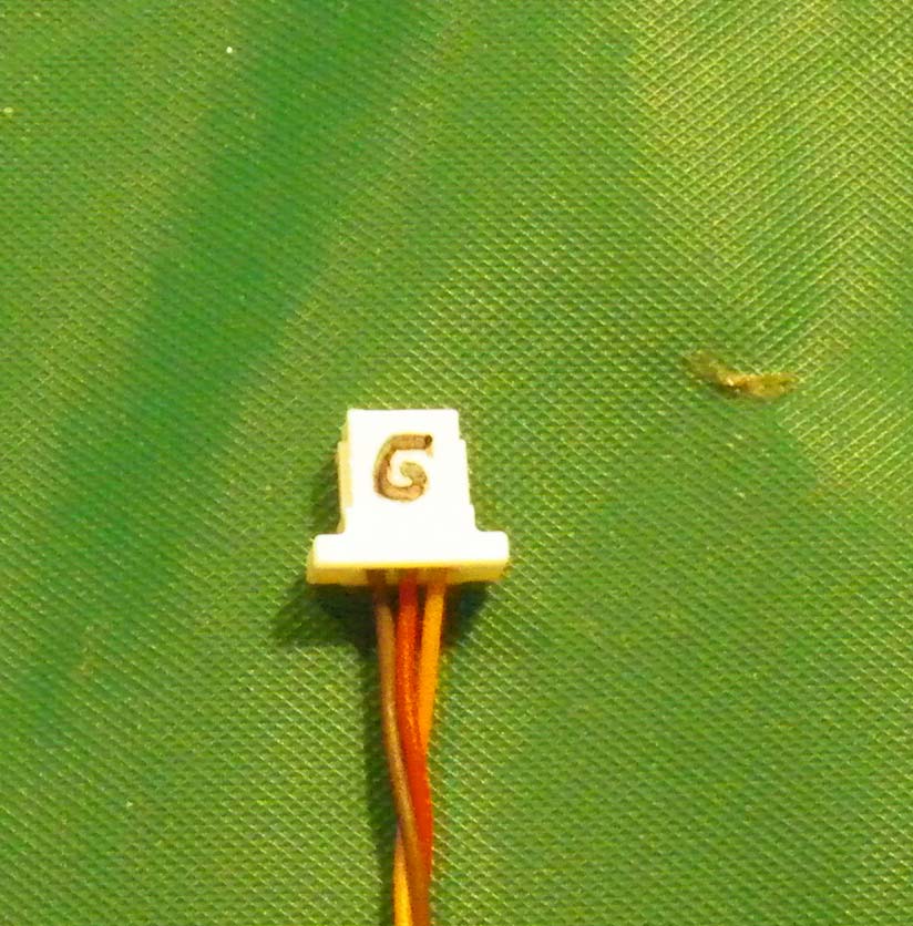 Nano-JST 3-pin with wires for Green-Dot-Vapor-Brick